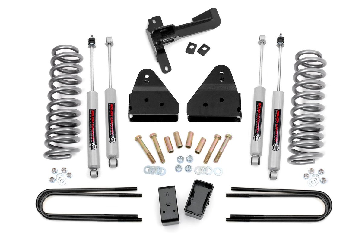 Ford F-250 Super Duty Suspension Lift Kit - Front - Rough Country - 3 Inch Lift Kit, FR Springs, Series II - '05-'07
